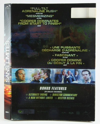 Limitless DVD NUR SCHUBER siehe Bilder 2011 kanadische Veröffentlichung - Bild 7 von 12
