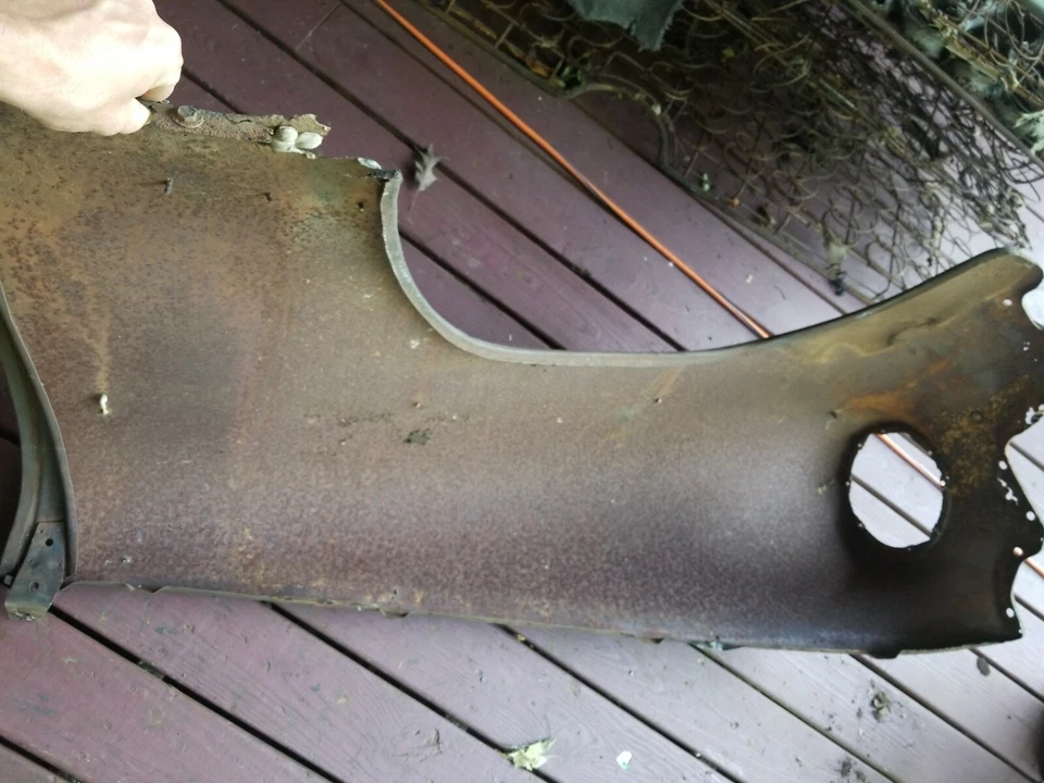 1950 Chevrolet belair bel air front fender RH passenger 2 door (pickup only!!) - Image 3 of 4