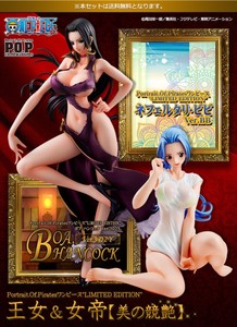 Megahouse One Piece Pop Vivi Ver Boa Hancock 3d2y Figure Set Ebay