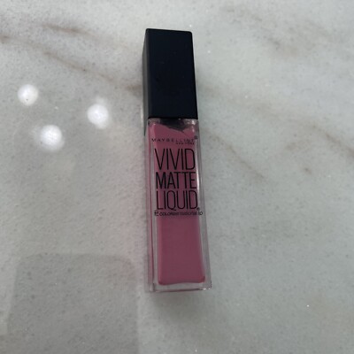 Maybelline Color Sensational Vivid Matte Liquid Lip Color #12 Twisted Tulip NEW