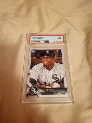 2018 Bowman Prospects Chrome - Luis Robert PSA 9