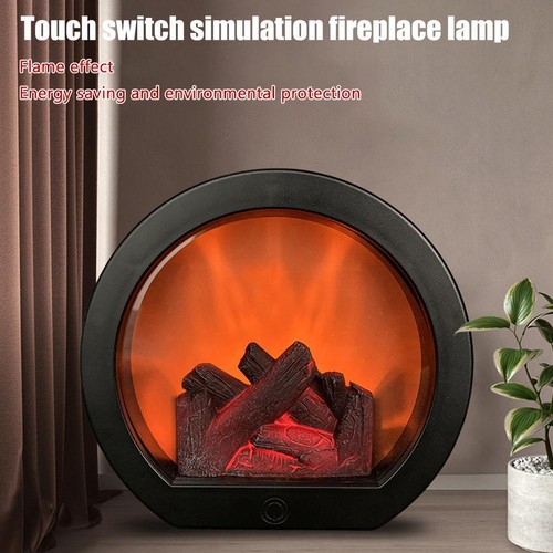 Flame Fireplace Light Artificial Flames Not Cause Electric Shock - Picture 13 of 16