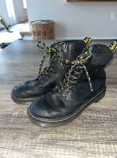 Dr Marten Doc Marten TODDLER 1460 FLEECE LINED LEATHER BOOTS size 3.5