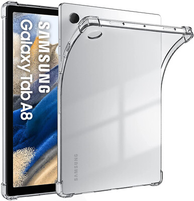 TPU Hülle +Folie für Samsung Galaxy Tab A8 10.5 mit Luftkissen Eckenschutz Case 