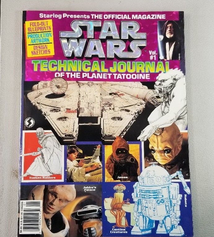 VINTAGE MAGAZINE STAR WARS TECHNICAL JOURNAL NO 1 1992 SW14 | eBay