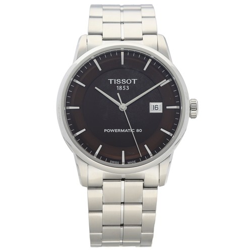 Tissot 1983 Powermatic 80 T086407 A Brown Dial Steel 41mm Automatic Men's  Watch | eBay