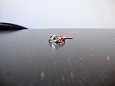 VINTAGE 1980s OPENWORK TEXTURED WAVY RING STERLING SILVER STAMPED 925 SZ 5