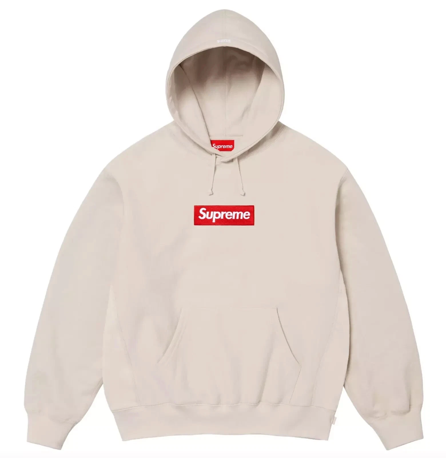 Sweat à capuche Supreme FW24 Box Logo Stone   Petit   NEUF  