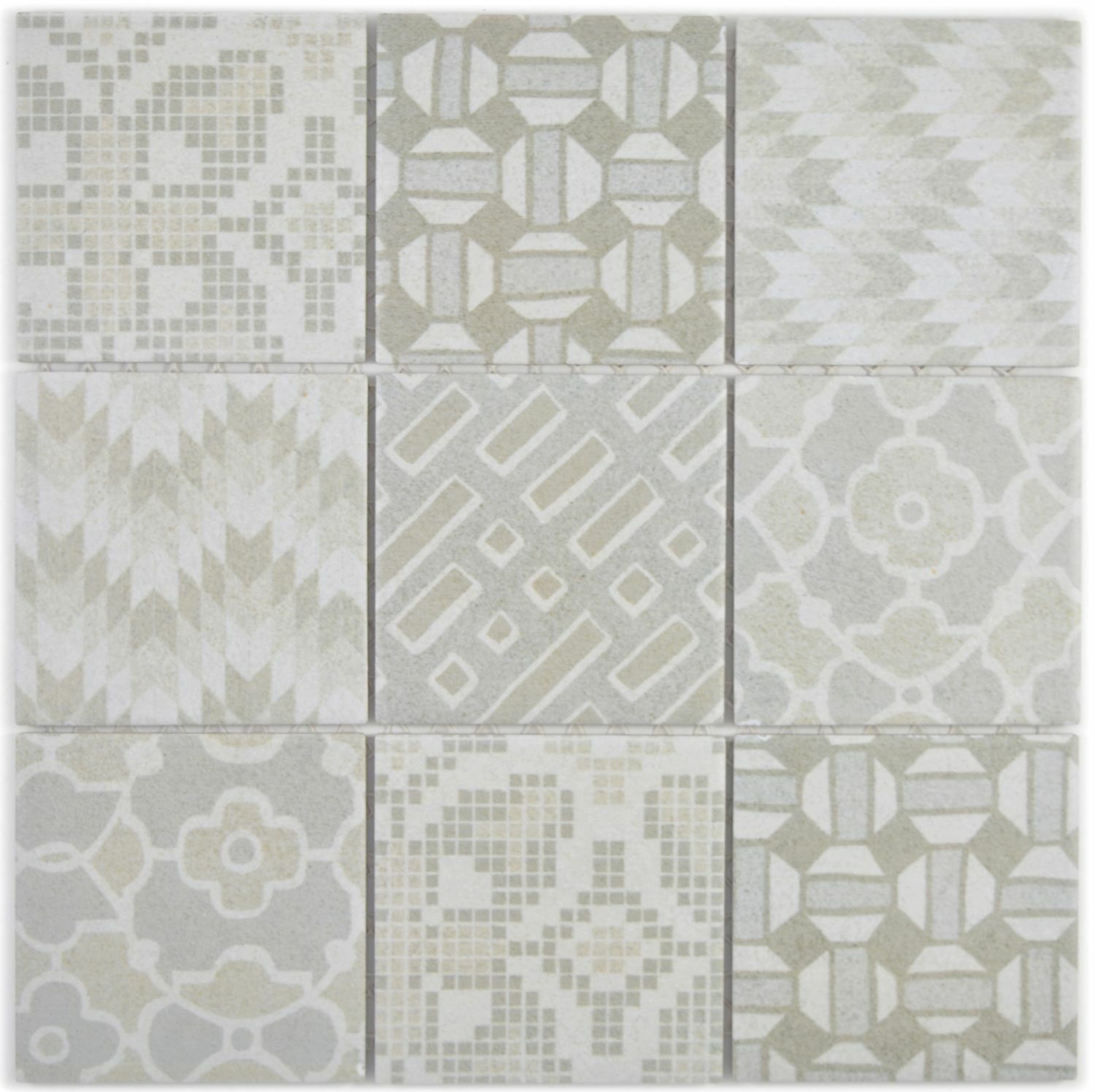 Cerámica Mosaico Retro Vintage Bianco Azulejos Piso Pared Cocina Baño Ducha