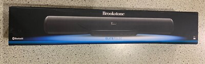Brookstone Elite Pulse Bluetooth Sound Bar Wireless Speaker Built-In Mic TF USB