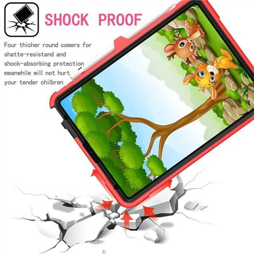 For iPad 7/8/9/10/11th Air Pro 2025 Kids Shockproof Heavy Duty Stand Case Cover - Picture 25 of 93