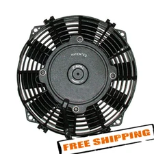 SPAL 30100374 6.50" Low Profile Pusher Fan with Straight Blades, 12V