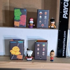 Kidrobot South Park Series 1 Zipper Pulls Bundle of 4 Mr Hat Mr Slave Chef T&P