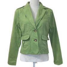 Mossimo Women s Green Utility Collared Canvas...