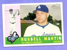 2009 Topps Heritage   #88 Russell Martin  Los Angeles Dodgers