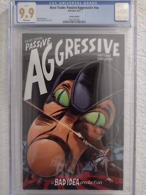  9.9 CGC , HERO TRADE: PASSIVE/AGGRESSIVE #1 Passive Edition