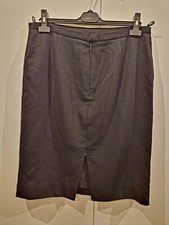 Gonna Burberry Lana Nero Taglia 46IT