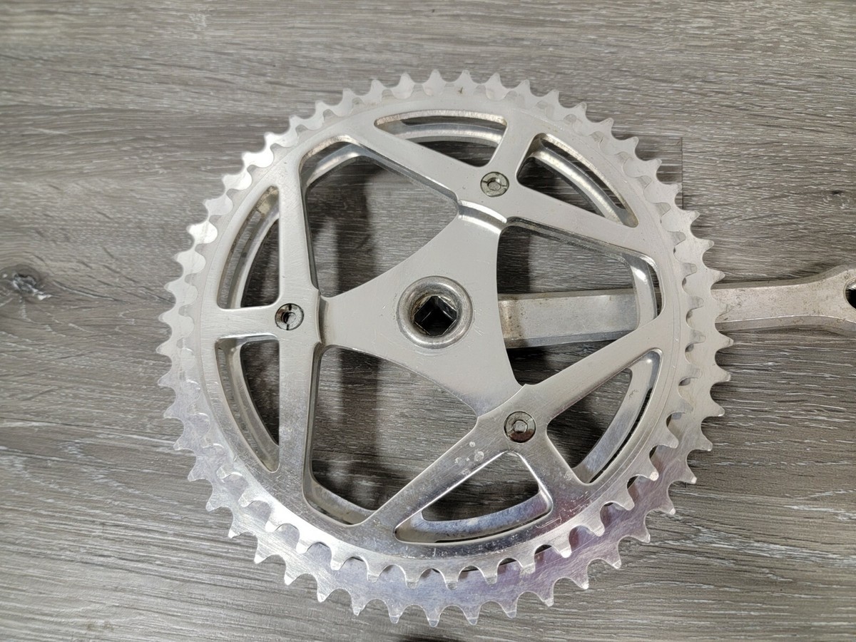 SR Apex 3 Bolt Vintage Road Bike Crankset 52/46 165mm Double