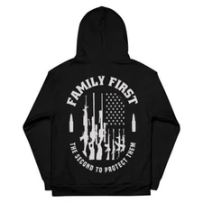 Family First, The 2nd To Protect Them - Unisex Hoodie