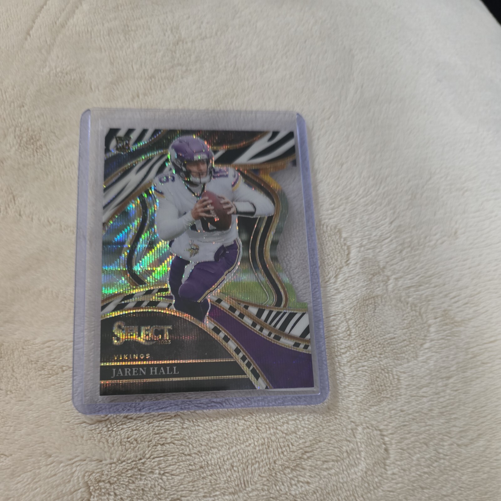 2023 Select Zebra Die Cut Jaren Hall Vikings Case Hit Rookie Club Level!!