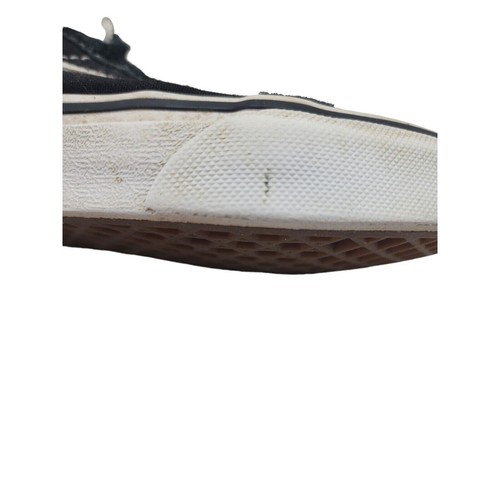 Vans Off the Wall Juvenil Talla 13 Azul Marino Blanco Gamuza y Lona Tenis Zapatos con Cordones - Imagen 12 de 13