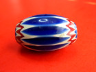 ANTIQUE MURANO ART GLASS BEAD NATIVE AMERICAN TRADE INDIAN RARE VENETIAN  LARGE — photo 3