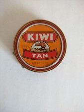 Vintage Kiwi Shoe Polish Tin Tan 