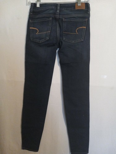 American Eagle Jeans Skinny Super Super Stretch X4 Jeggings Women's Size 0 - Picture 7 of 7