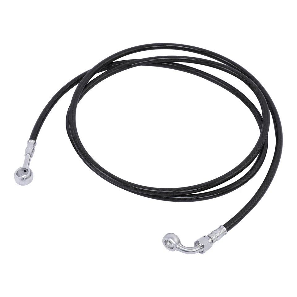 Línea de manguera de cable de freno de 18"" apta para Harley Road King Street Electra Glide ABS Foto 4 de 4