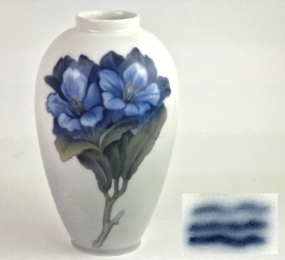 Porzellan Vase Rhododendron-Motiv Nr. 845/ 47C ROYAL COPENHAGEN R667 | eBay