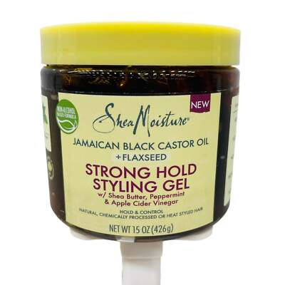 Shea Moisture Jamaican Black Castor Oil +Flaxseed Strong Hold Styling Gel