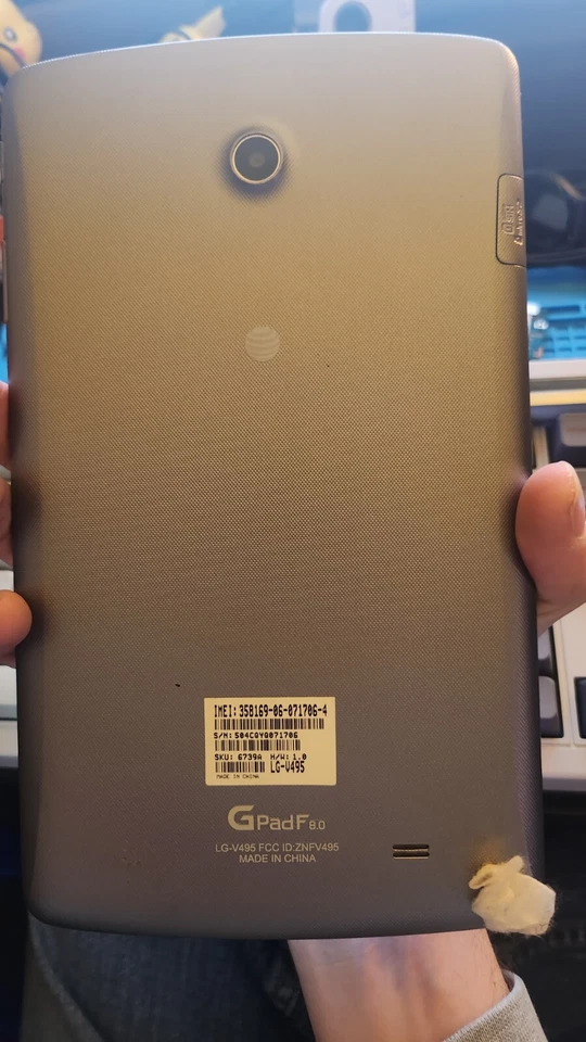 LG G Pad F 8.0 Android ATT Tablet AS IS PLEASE READ  - Image 2 of 4