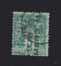 Timbre collection France avant 1900 Préoblitéré N° 3, 5 c Sage 4 lignes 250325B