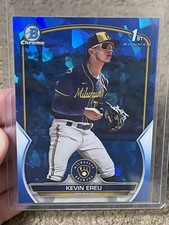 2023 Bowman Chrome Sapphire edition KEVIN EREU 1st Bowman BCP-229 Brewers