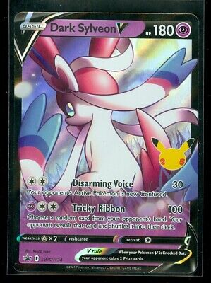Pokemon CELEBRATIONS BLACK STAR PROMO NM//M! SWSH134 DARK SYLVEON V