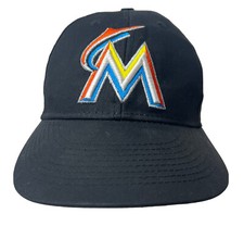 OC Sports Miami Marlins MLB Baseball Youth Hat Cap Strap Back Black