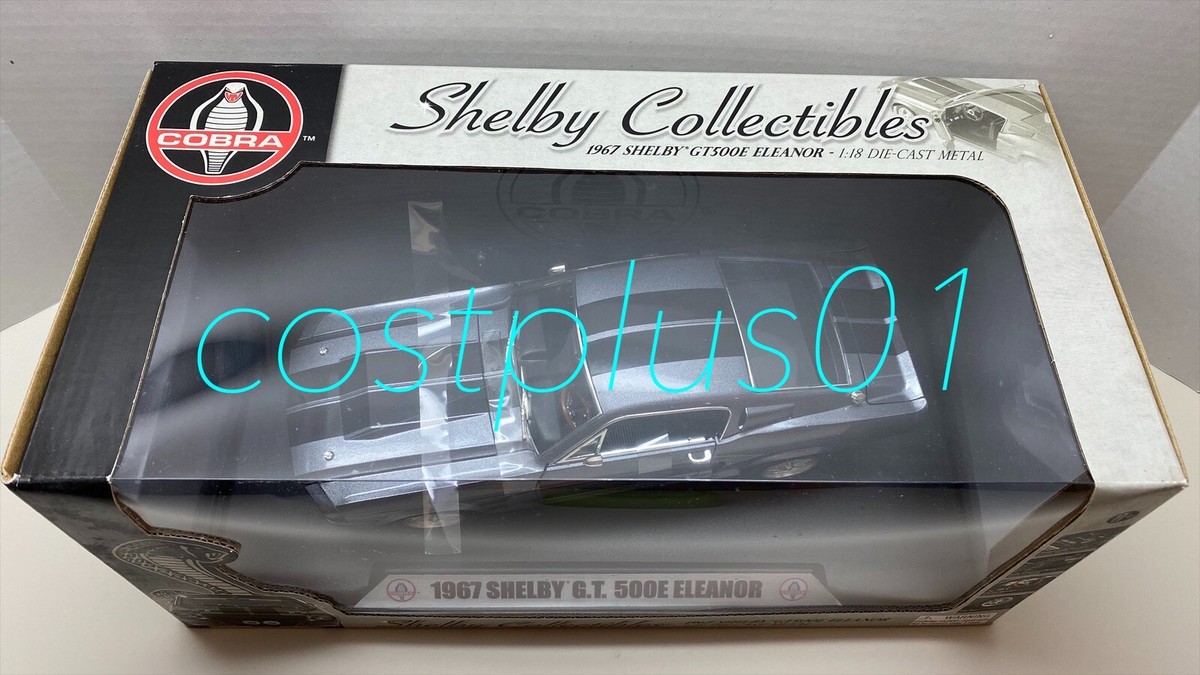 SHELBY COLLECTIBLES 1967 SHELBY GT 500E ELEANOR 1:18 GRAY | eBay