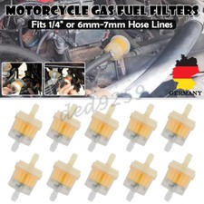 10x Motorrad 6-7mm Benzinfilter Sprit Kraftst...