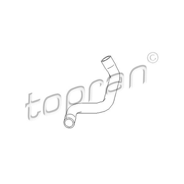 Topran KüHlerschlauch KüHlleitung MotorküHler Unten FüR Opel Zafira A 207 335-image