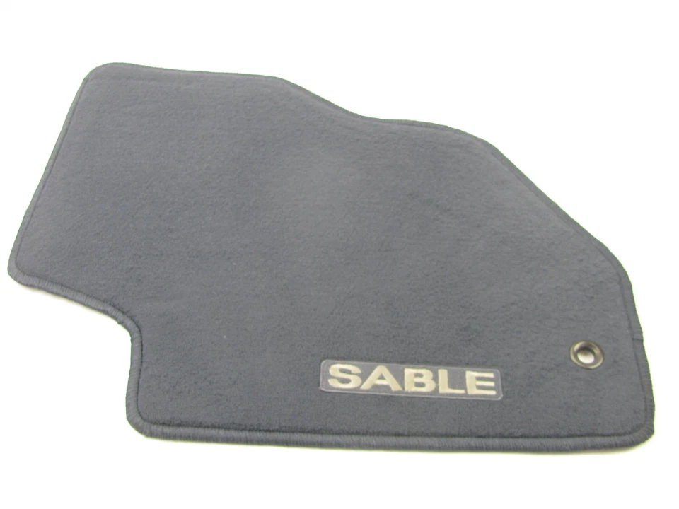 NUEVO - Alfombrillas delanteras de mezclilla oscura Mercury Sable 1996-05 OEM Ford F8DZ5413086CAB Foto 3 de 4