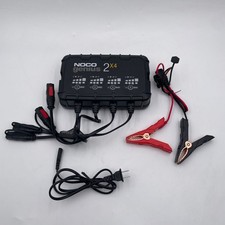 NOCO GENIUS2X4 8A 4-Bank Smart Battery Charger 2A/ Bank 6/12V Automatic - READ