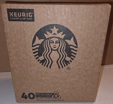 Starbucks K-Cup Coffee Pods 40x Sunsera Blend, Keurig Coffee Makers BB: 06/26 
