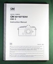 Olympus OM System OM-3 Instruction Manual: 549 Pages with Protective Covers 