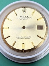 Original Rolex Dial Champagne Pie Pan Index T...
