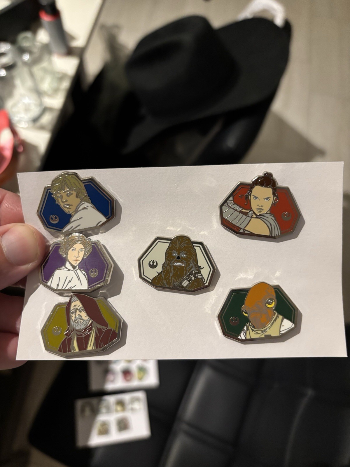 2020 Disney Star Wars Heroes Complete Set With Chaser Hidden Mickey Pins