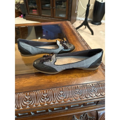 Womens Sperry Brown Plaid Preppy Flats. Size 7.5. NWOB - Imagen 3 de 5