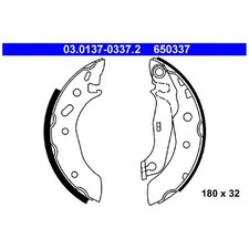 Bremsbackensatz hinten für Ford Fiesta 4 JA KA RB Puma EC | 23848858