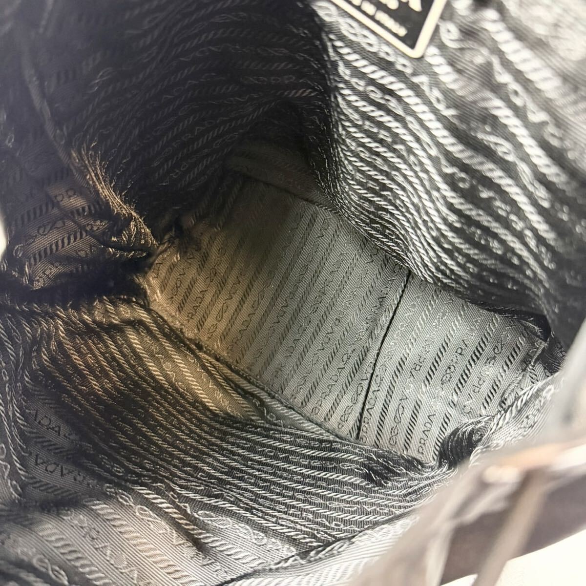 PRADA Nylon Flap Backpack Black from japan thumbnail 7