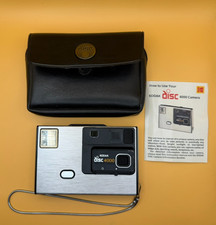 Vintage Kodak Disc 4000 Camera w/ Original Case Manual Untested Clean USA