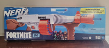 NERF Fortnite DG Blaster Rifle Elite Rotating Drum Tommy Gun w 15 Darts